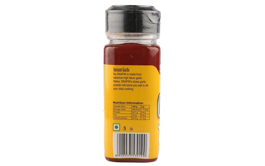 Snapin Instant Garlic    Glass Bottle  55 grams